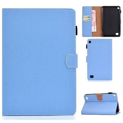 Solid Color Tablet PC Universal Magnetic Horizontal Flip Leather Case with Card Slots & Holder���...
