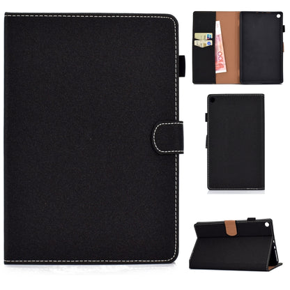 Solid Color Tablet PC Universal Magnetic Horizontal Flip Leather Case with Card Slots & Holder���...