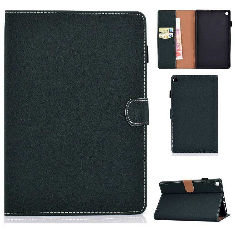 Solid Color Tablet PC Universal Magnetic Horizontal Flip Leather Case with Card Slots & Holder���...