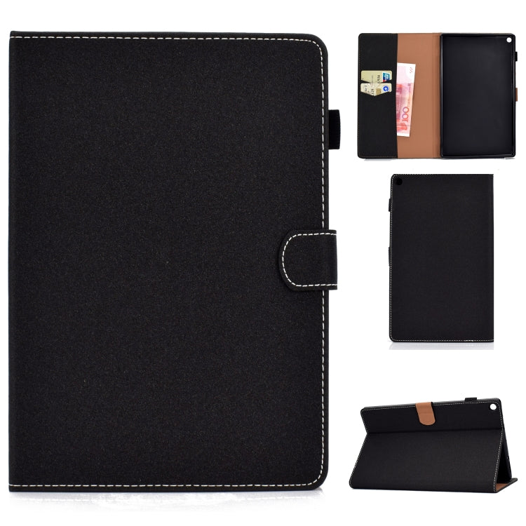 Solid Color Tablet PC Universal Magnetic Horizontal Flip Leather Case with Card Slots & Holder���...