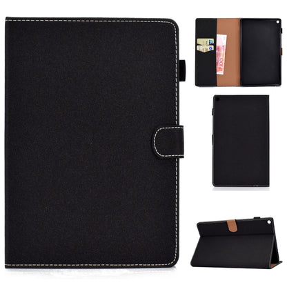 Solid Color Tablet PC Universal Magnetic Horizontal Flip Leather Case with Card Slots & Holder���...