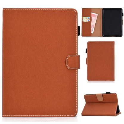 Solid Color Tablet PC Universal Magnetic Horizontal Flip Leather Case with Card Slots & Holder���...