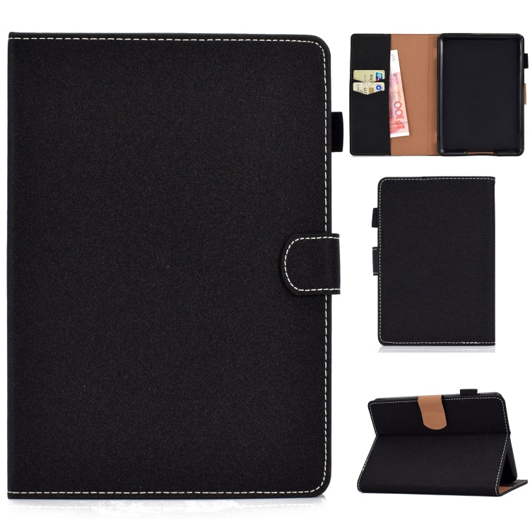 Solid Color Tablet PC Universal Magnetic Horizontal Flip Leather Case with Card Slots & Holder���...