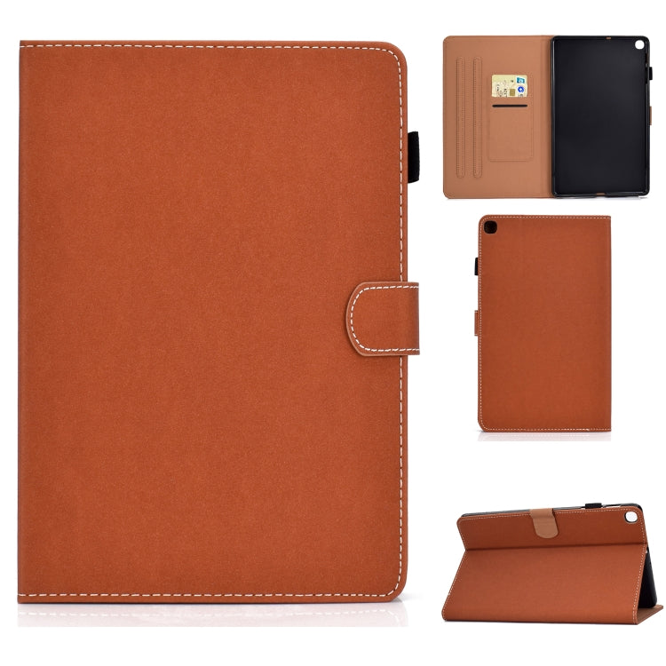 Solid Color Tablet PC Universal Magnetic Horizontal Flip Leather Case with Card Slots & Holder���...
