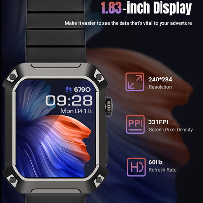 Rogbid Tank S2 1.83 inch IPS Screen Smart Watch, Support Bluetooth Calling / Blood Pressure / Sle...