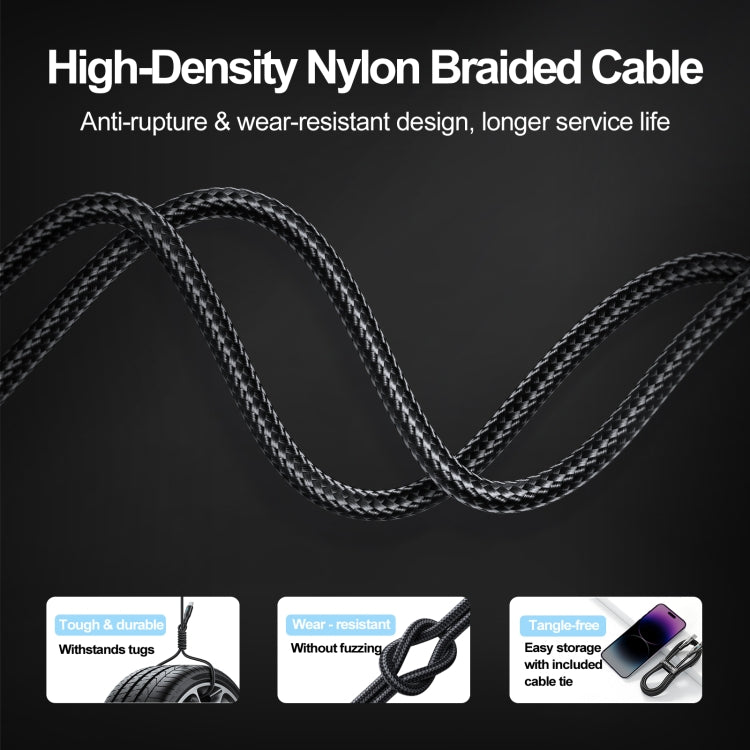 JOYROOM S-UC027A10 Extraordinary Series 3A USB-A to USB-C / Type-C Fast Charging Data Cable������...