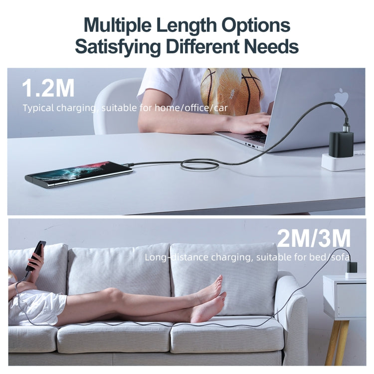 JOYROOM S-UC027A10 Extraordinary Series 3A USB-A to USB-C / Type-C Fast Charging Data Cable������...