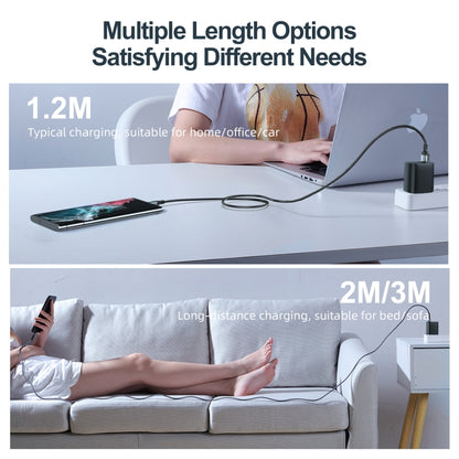 JOYROOM S-UC027A10 Extraordinary Series 3A USB-A to USB-C / Type-C Fast Charging Data Cable������...