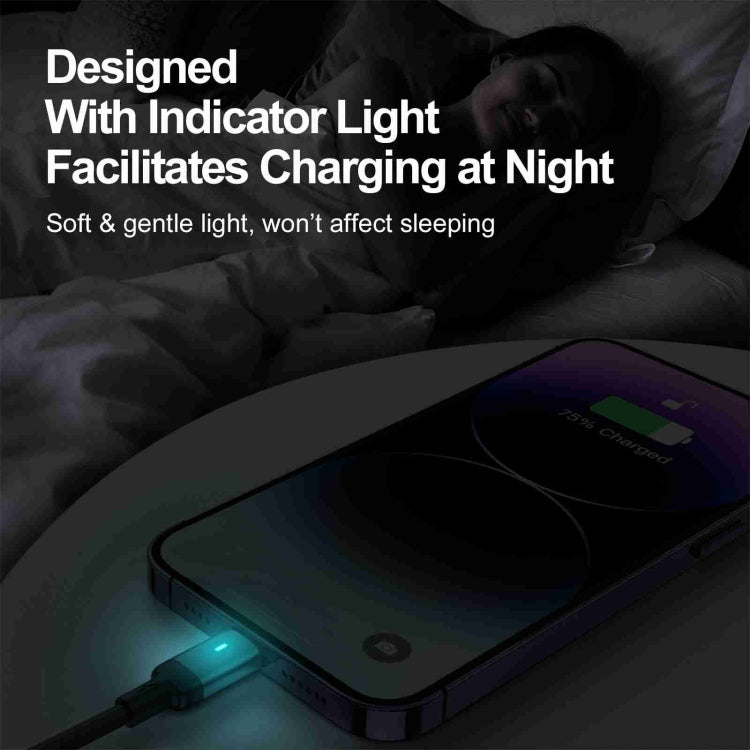 JOYROOM S-UL012A10 Extraordinary Series 2.4A USB-A to 8 Pin Fast Charging Data Cable�������������...