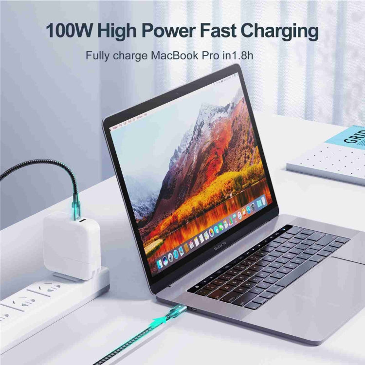 JOYROOM S-CC100A10 Extraordinary Series 100W USB-C / Type-C to USB-C / Type-C Fast Charging Data ...