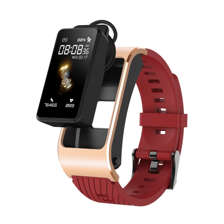 H21 1.14 inch Silicon Band Detachable Smart Watch Support Temperature Measurement / Bluetooth Cal...