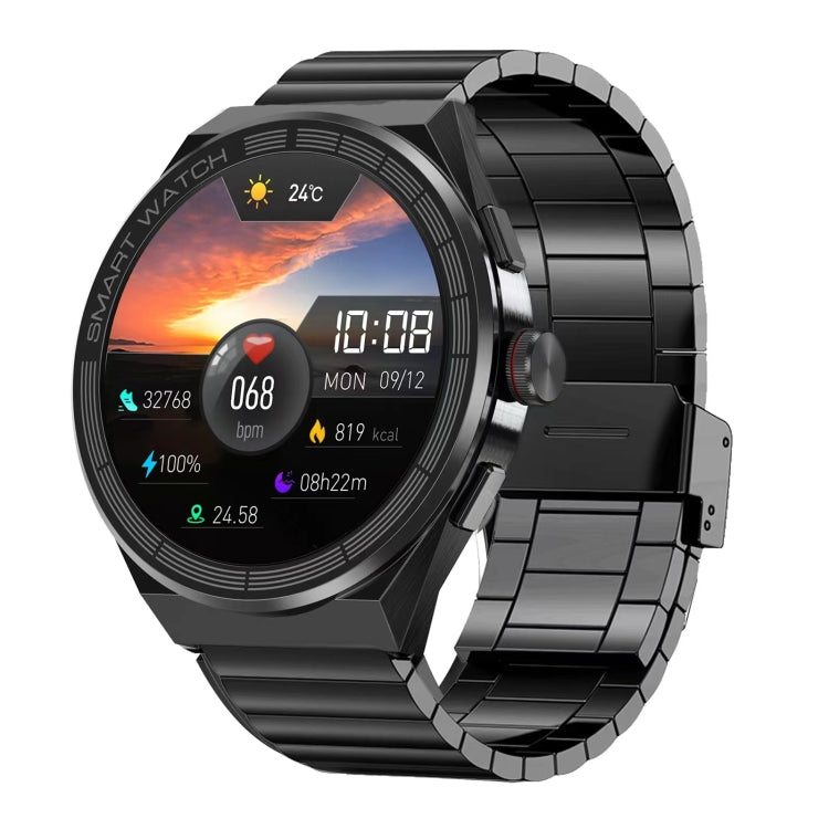 BM01 1.45 inch Steel Band IP68 Waterproof Smart Watch Support Bluetooth Call / NFC���������������...