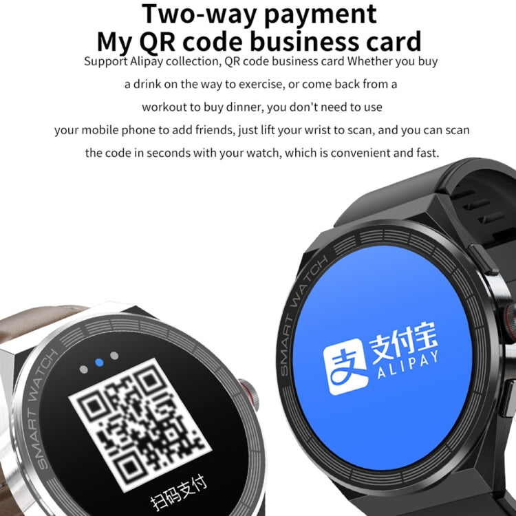 BM01 1.45 inch Steel Band IP68 Waterproof Smart Watch Support Bluetooth Call / NFC���������������...