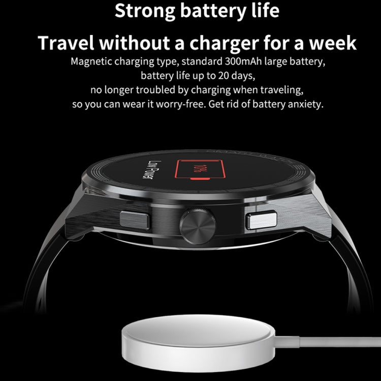 BM01 1.45 inch Steel Band IP68 Waterproof Smart Watch Support Bluetooth Call / NFC���������������...