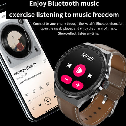 BM01 1.45 inch Steel Band IP68 Waterproof Smart Watch Support Bluetooth Call / NFC���������������...