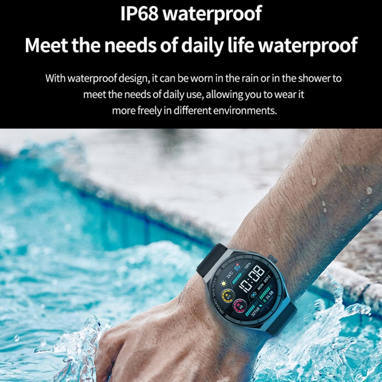 BM01 1.45 inch Silicone Band IP68 Waterproof Smart Watch Support Bluetooth Call / NFC������������...