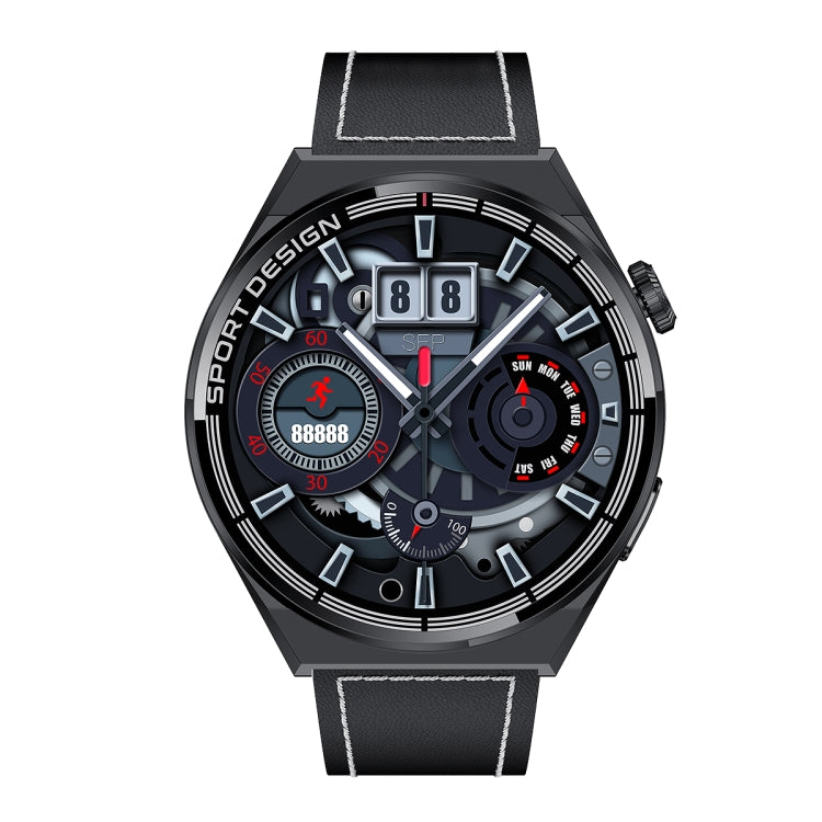 HDT 3 Max 1.6 inch Leather Band IP67 Waterproof Smart Watch Support Bluetooth Call / NFC���������...