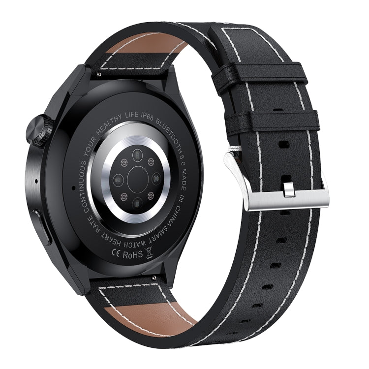 HDT 3 Max 1.6 inch Leather Band IP67 Waterproof Smart Watch Support Bluetooth Call / NFC���������...