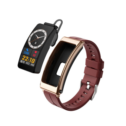 K13 1.14 inch Silicone Band Earphone Detachable Smart Watch Support Bluetooth Call���������������...