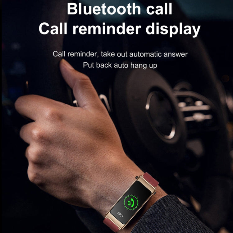 K13 1.14 inch Steel Band Earphone Detachable Smart Watch Support Bluetooth Call, Steel Band (Blac...