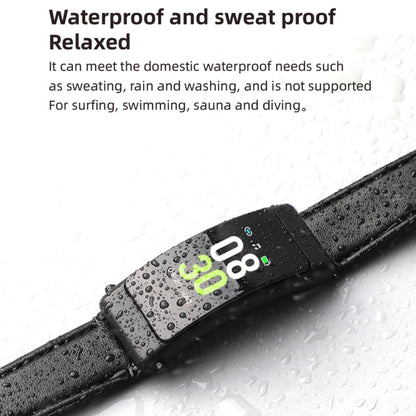 K50+ 0.96 inch Leather Band Earphone Detachable Life Waterproof Smart Watch Support Bluetooth Cal...
