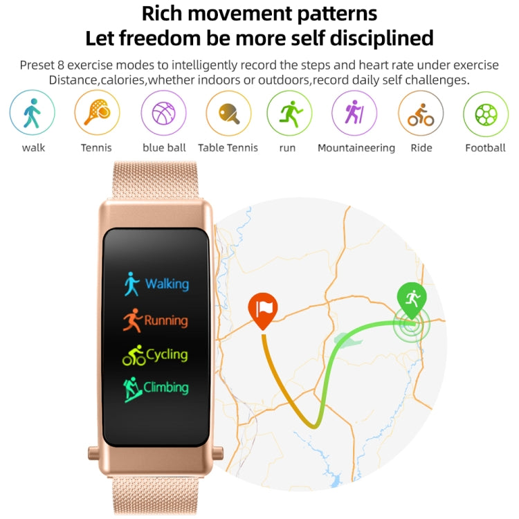 K50+ 0.96 inch Leather Band Earphone Detachable Life Waterproof Smart Watch Support Bluetooth Cal...