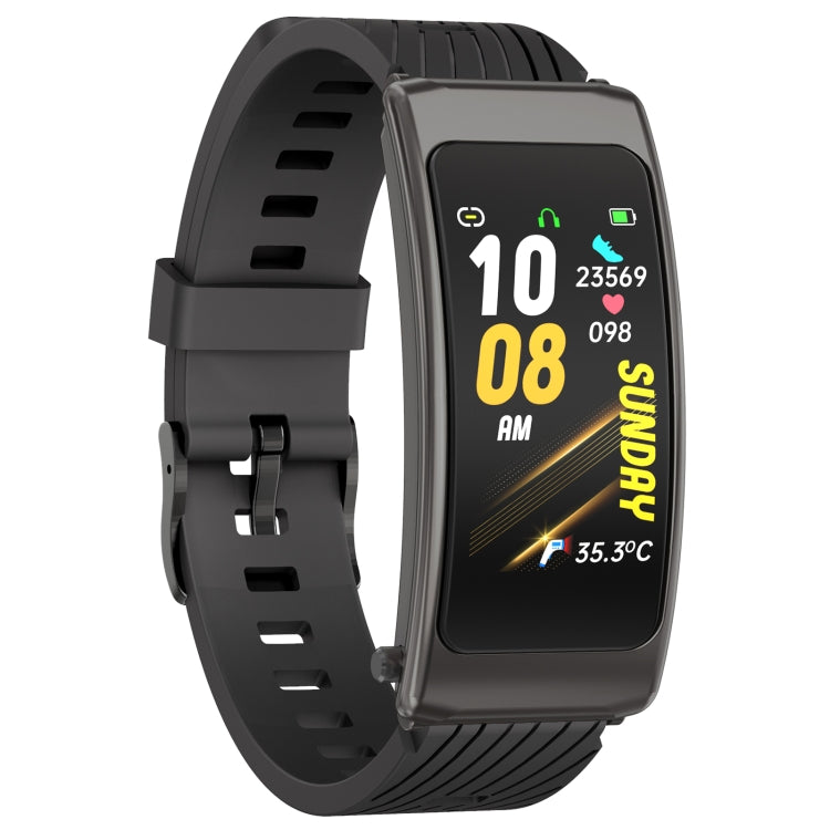 K20 1.14 inch Silicone Band Earphone Detachable Life Waterproof Smart Watch Support Bluetooth Cal...