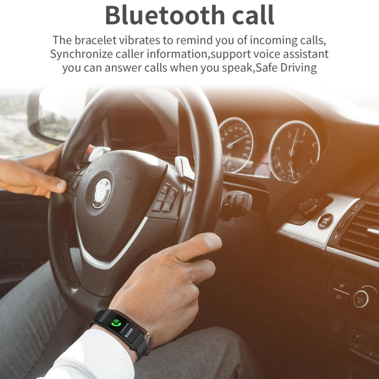 K50 1.08 inch Steel Band Earphone Detachable IP67 Waterproof Smart Watch Support Bluetooth Call��...