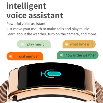 K50 1.08 inch Steel Band Earphone Detachable IP67 Waterproof Smart Watch Support Bluetooth Call��...
