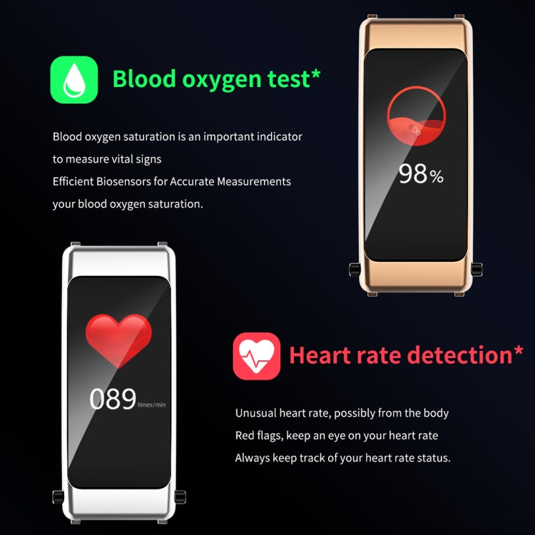 K50 1.08 inch Steel Band Earphone Detachable IP67 Waterproof Smart Watch Support Bluetooth Call��...