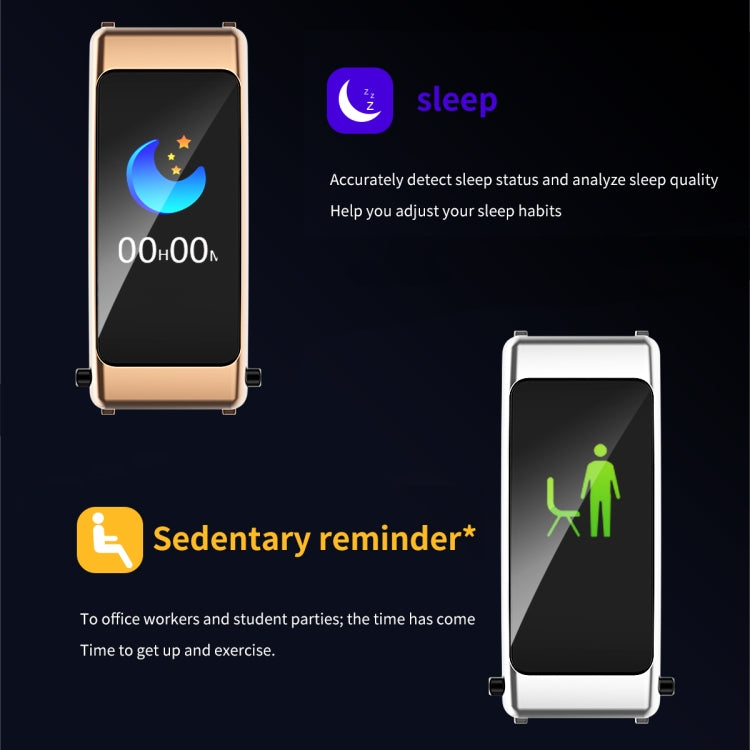 K50 1.08 inch Steel Band Earphone Detachable IP67 Waterproof Smart Watch Support Bluetooth Call��...