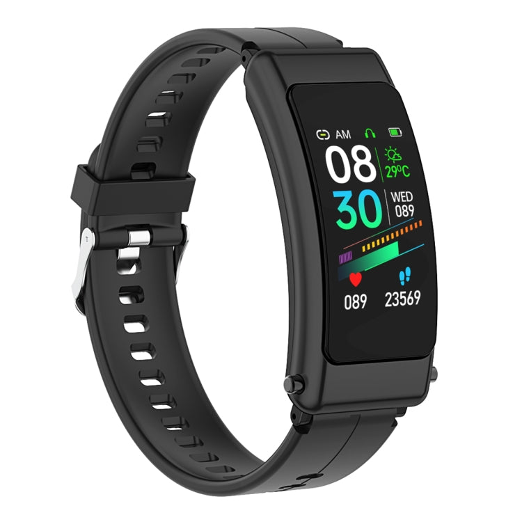 K50 1.08 inch Silicone Band Earphone Detachable IP67 Waterproof Smart Watch Support Bluetooth Cal...