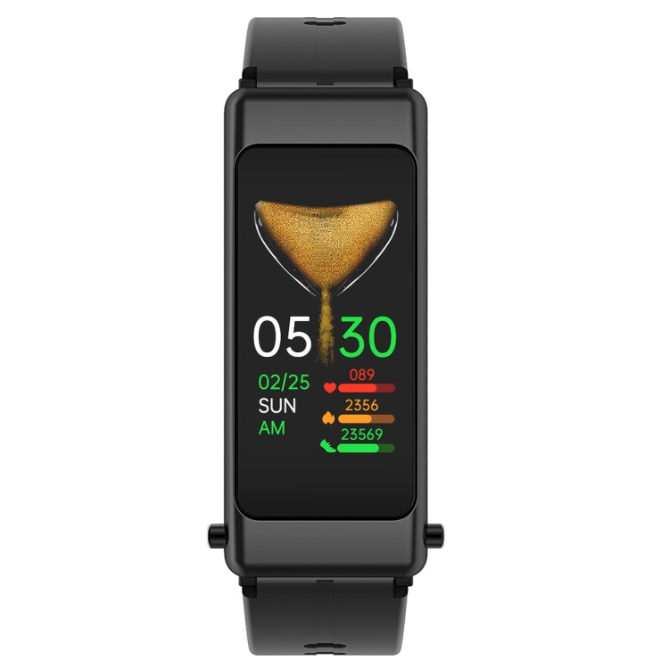 K50 1.08 inch Silicone Band Earphone Detachable IP67 Waterproof Smart Watch Support Bluetooth Cal...