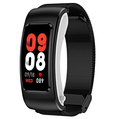 K60 1.08 inch Steel Band Earphone Detachable Life Waterproof Smart Watch Support Bluetooth Call��...
