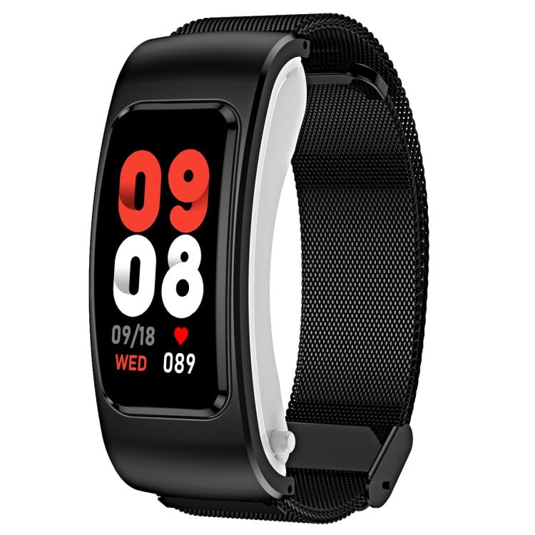 K60 1.08 inch Steel Band Earphone Detachable Life Waterproof Smart Watch Support Bluetooth Call��...