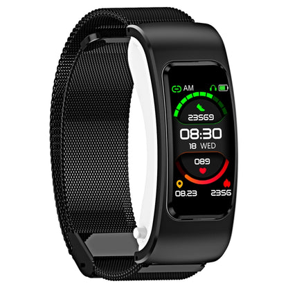 K60 1.08 inch Steel Band Earphone Detachable Life Waterproof Smart Watch Support Bluetooth Call��...