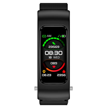 K60 1.08 inch Steel Band Earphone Detachable Life Waterproof Smart Watch Support Bluetooth Call��...