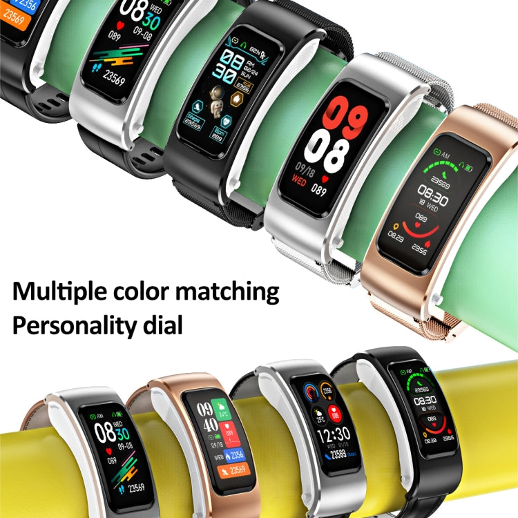 K60 1.08 inch Steel Band Earphone Detachable Life Waterproof Smart Watch Support Bluetooth Call��...