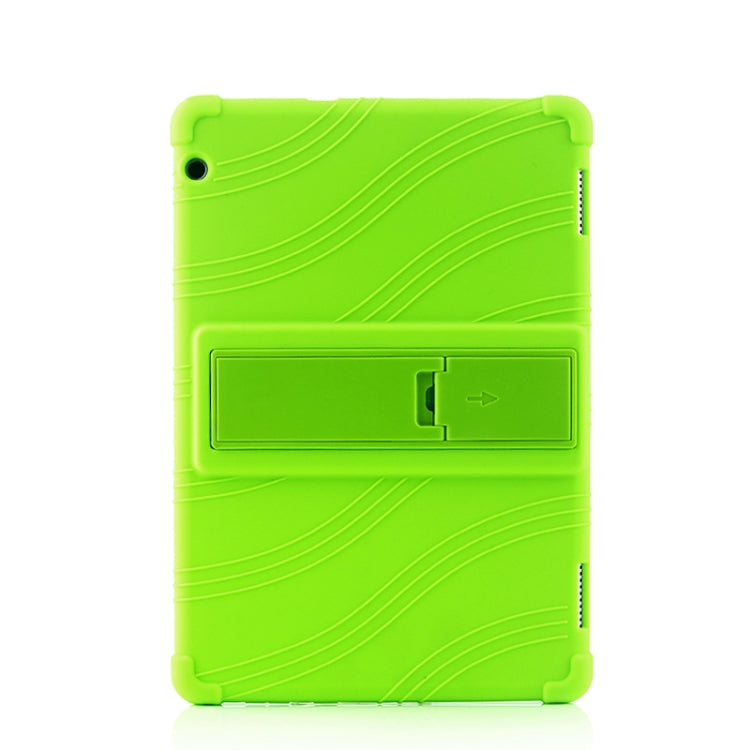 Tablet PC Silicone Protective Case with Invisible Bracket, For Huawei MediaPad T5����������������...