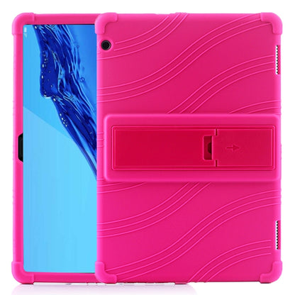 Tablet PC Silicone Protective Case with Invisible Bracket, For Huawei MediaPad T5����������������...