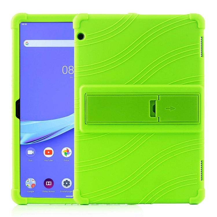 Tablet PC Silicone Protective Case with Invisible Bracket, For Huawei MediaPad T5����������������...