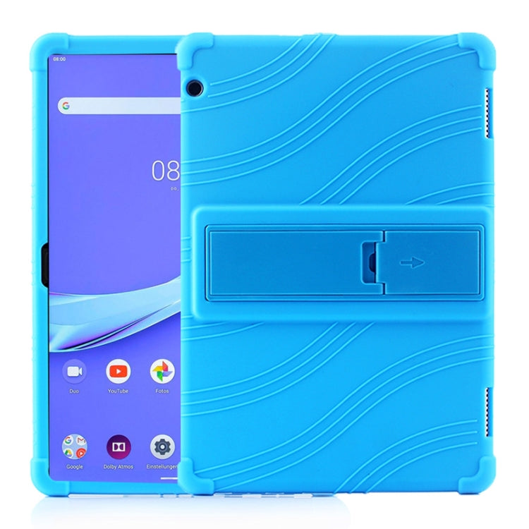 Tablet PC Silicone Protective Case with Invisible Bracket, For Huawei MediaPad T5����������������...