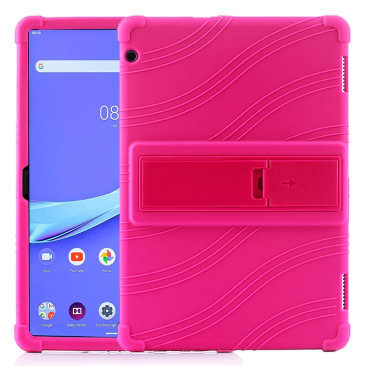 Tablet PC Silicone Protective Case with Invisible Bracket, For Huawei MediaPad T5����������������...