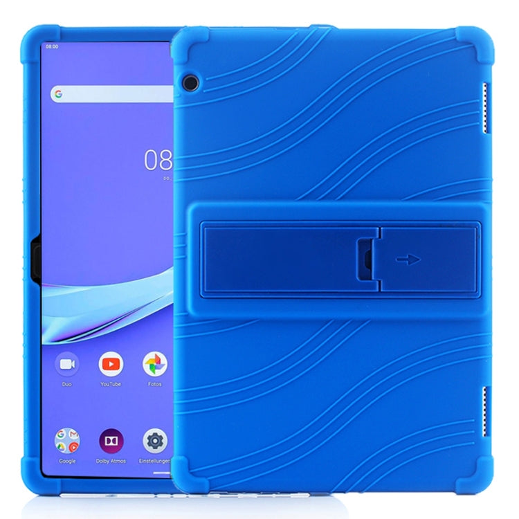 Tablet PC Silicone Protective Case with Invisible Bracket, For Huawei MediaPad T5����������������...