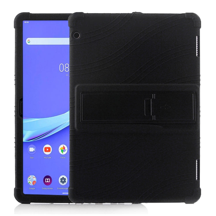 Tablet PC Silicone Protective Case with Invisible Bracket, For Huawei MediaPad T5����������������...