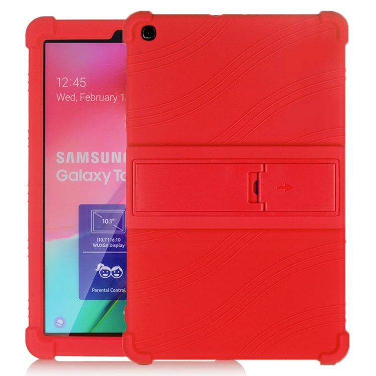 Tablet PC Silicone Protective Case with Invisible Bracket, For Huawei MediaPad T5����������������...