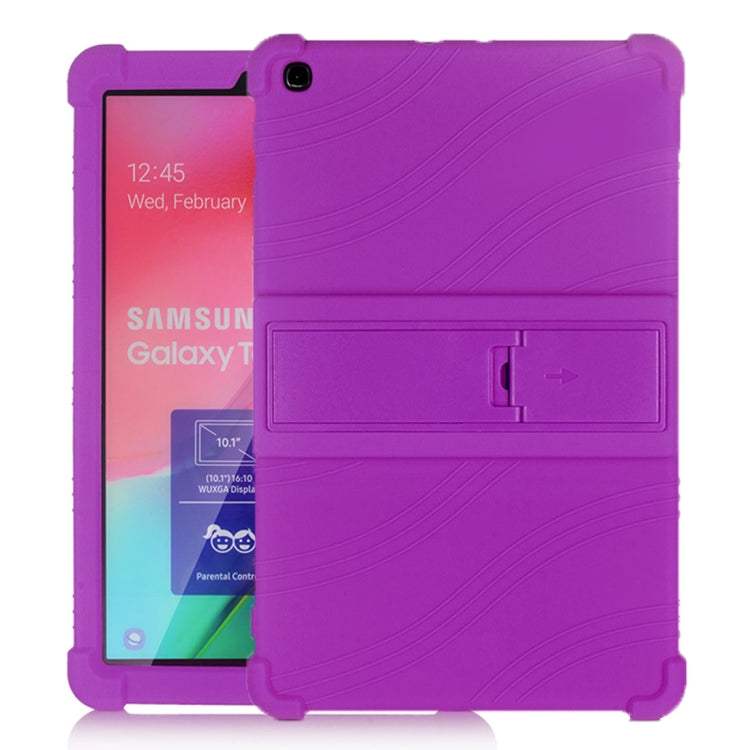Tablet PC Silicone Protective Case with Invisible Bracket, For Huawei MediaPad T5����������������...