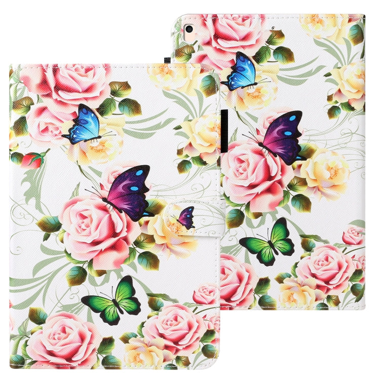 Cross Texture Painted Horizontal  Leather Case with Sleep / Wake-up Function & Card Slot & Holder...