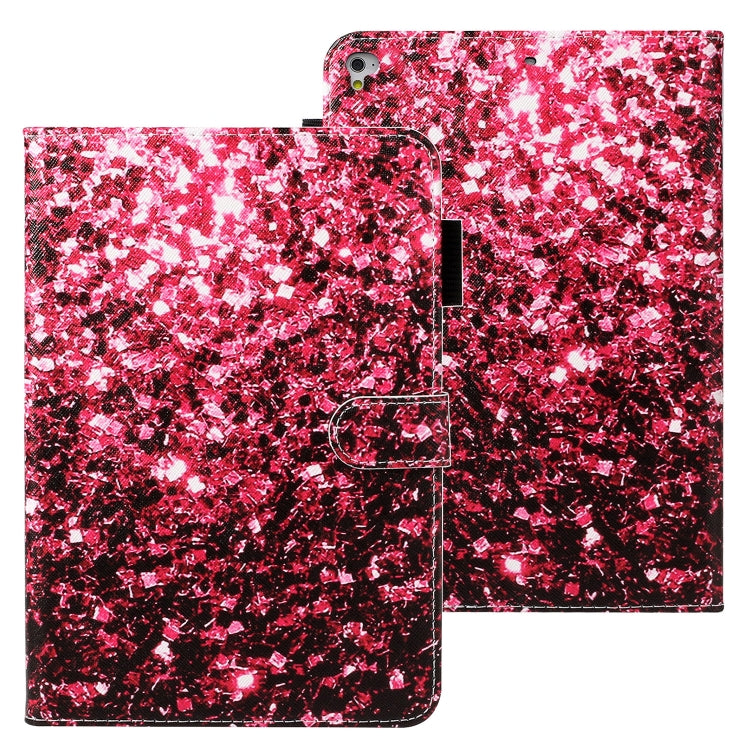Cross Texture Painted Horizontal  Leather Case with Sleep / Wake-up Function & Card Slot & Holder...