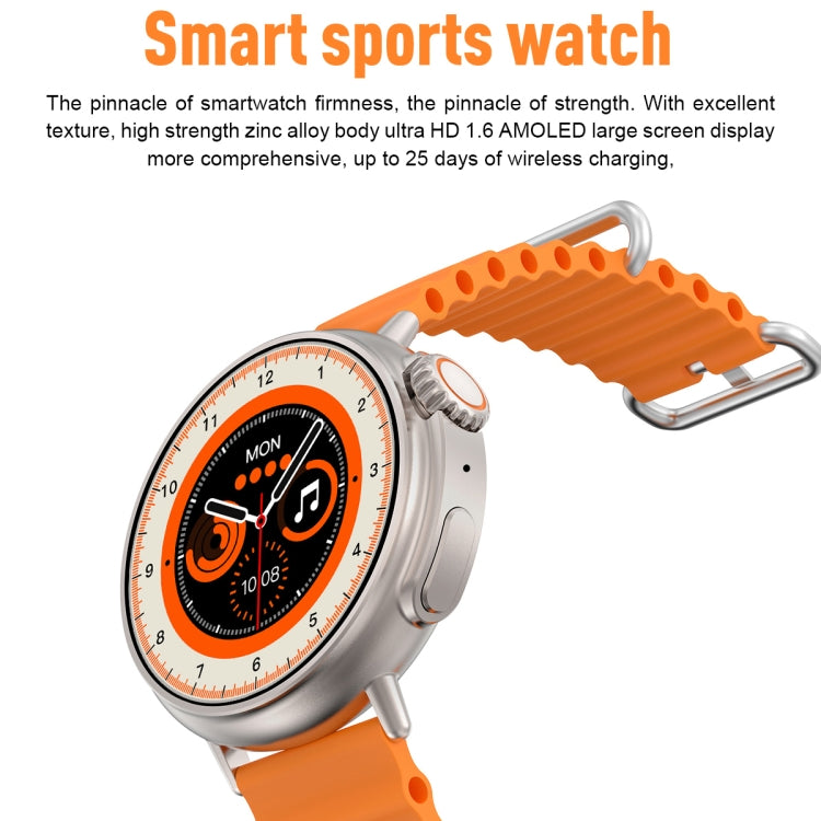 MT30 1.6 inch HD Screen TPU Strap Smart Watch Supports Voice Calls/Blood Oxygen Monitoring�������...